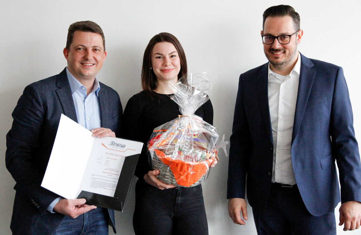 Rebecca Gruber completed her dual vocational training with top marks
