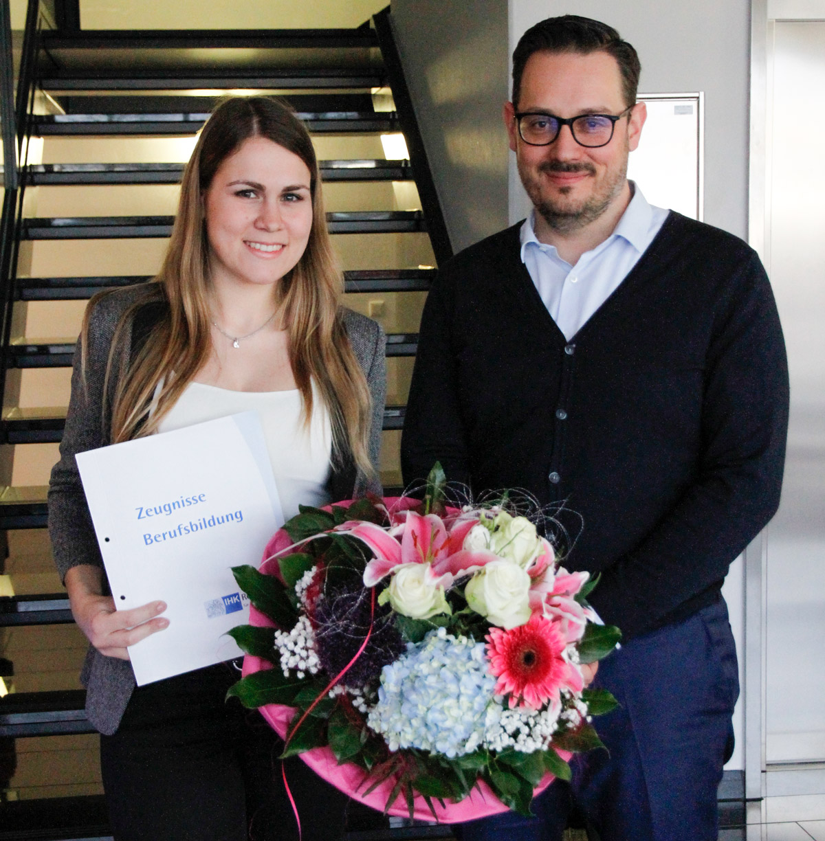 Sandra Hirtreiter finished her further education as the best of the course