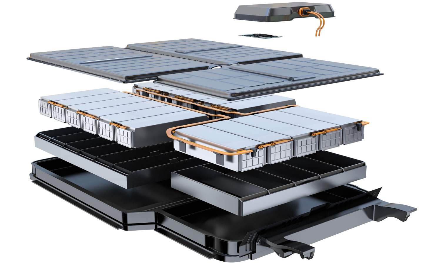 Automatisierungstechnik - Vereinfachte Darstellung eines Batteriesystems