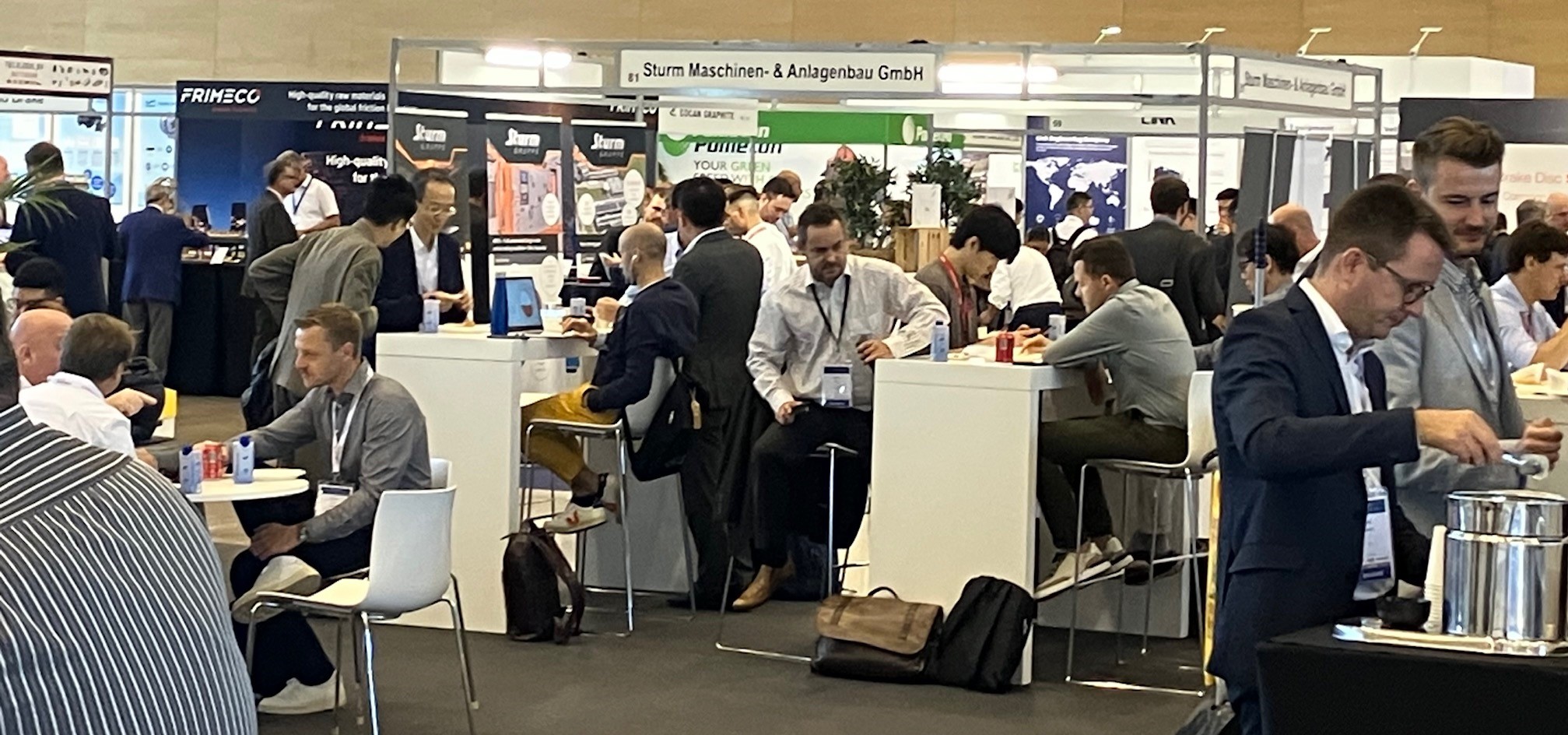 Andrang am Messestand