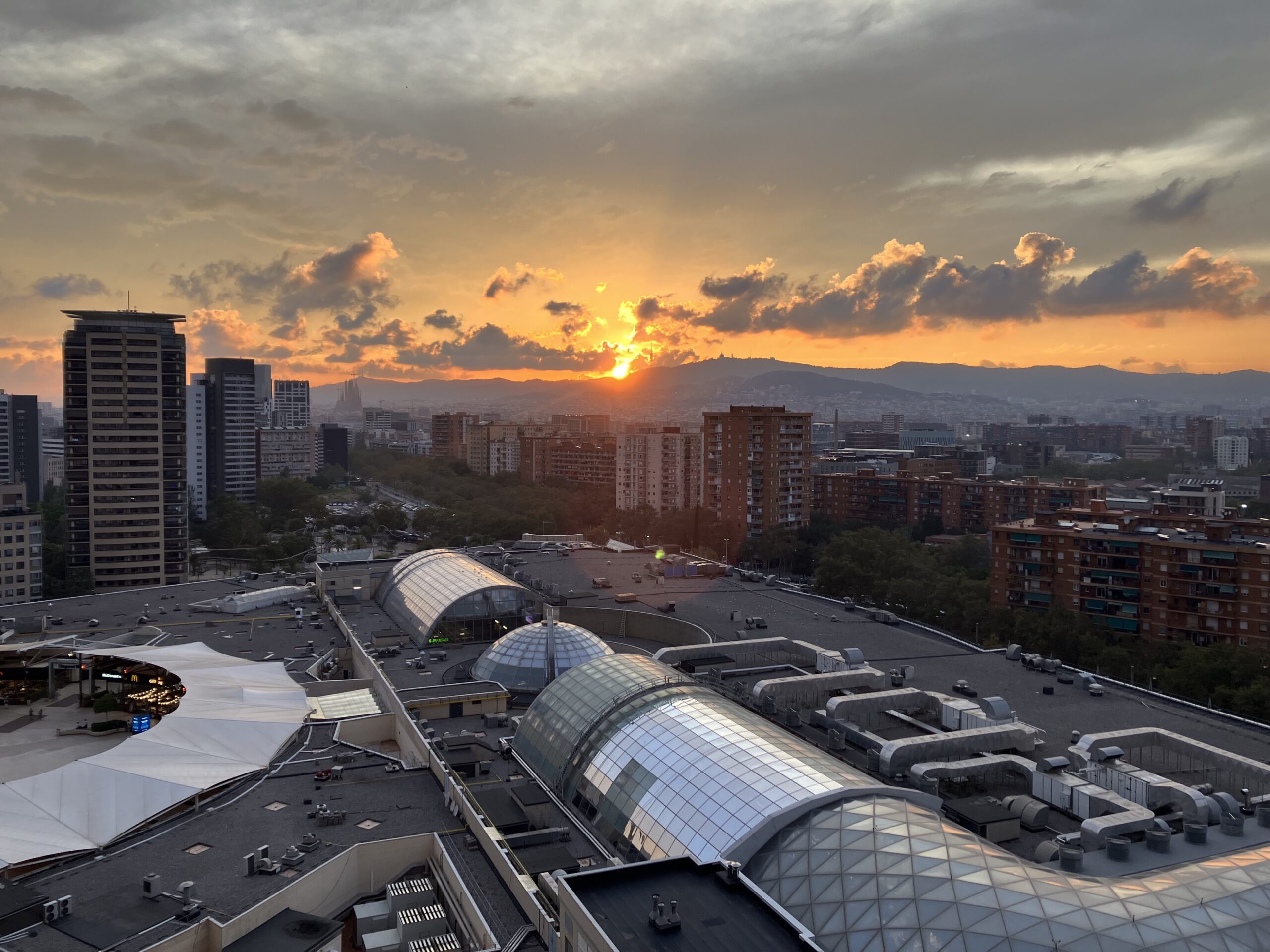 Aussicht Dachterrasse Hotel